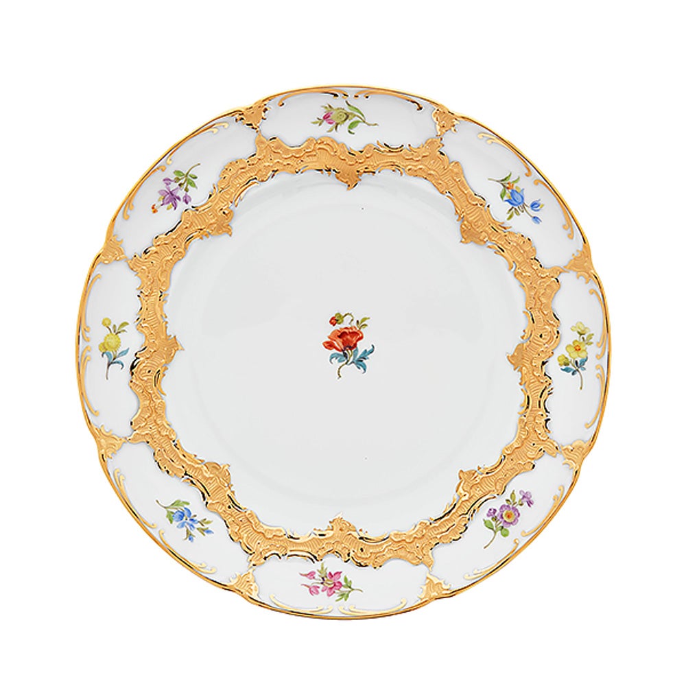 【メーカー取り寄せ商品】マイセン（Meissen） スキャタードフラワー プレート 19cm 010179／15501