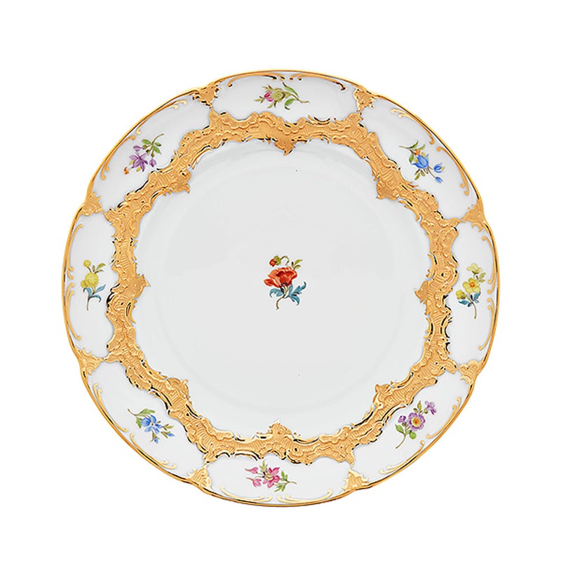 【メーカー取り寄せ商品】マイセン（Meissen） スキャタードフラワー プレート 19cm 010179／15501