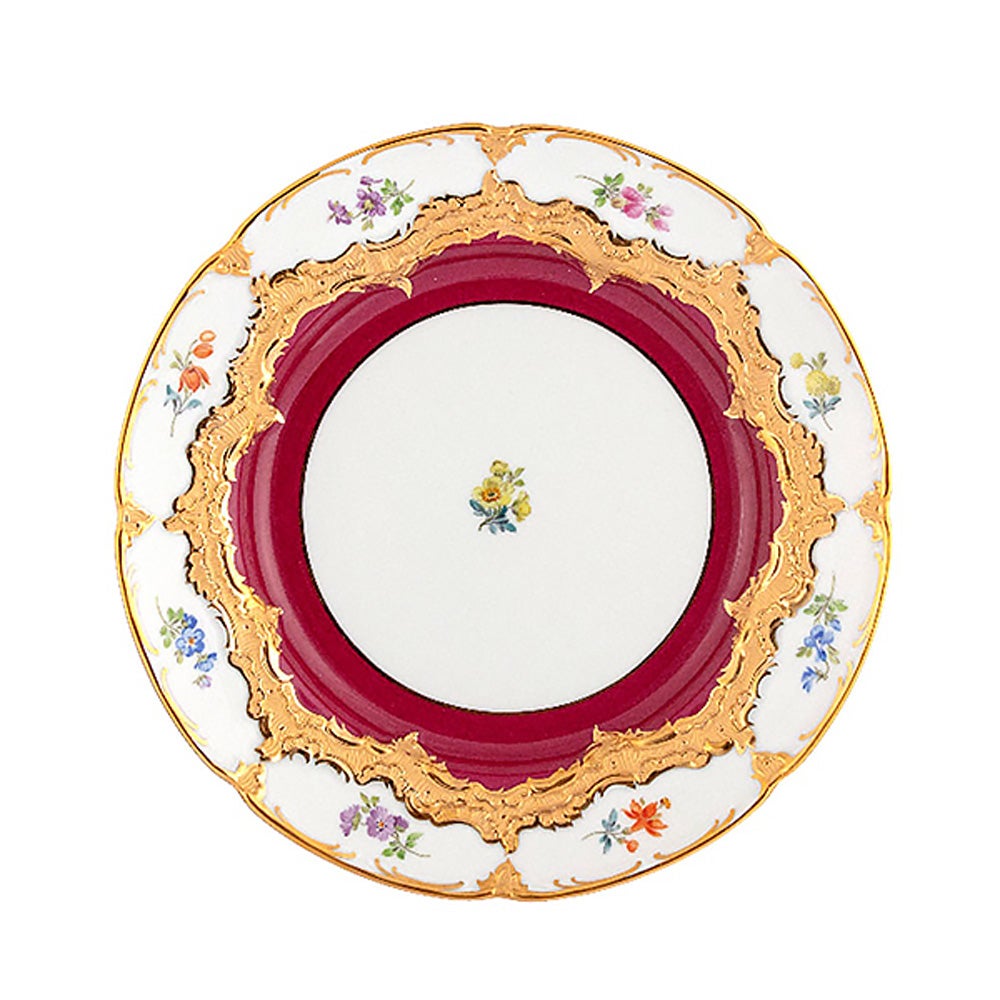 メーカー取り寄せ商品】マイセン（Meissen） 宮廷の小花 赤金箔