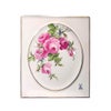 【メーカー取り寄せ商品】マイセン（Meissen）陶板 ピンクローズブーケ 18×15cm 139410／53N32