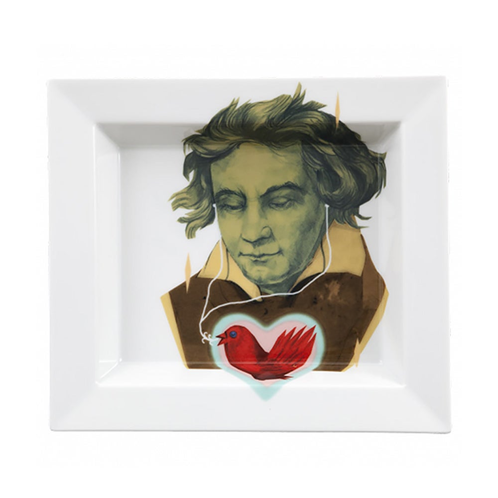 【メーカー取り寄せ商品】マイセン（Meissen）ベートーベン ディッシュ 18×20cm 79A717／53274