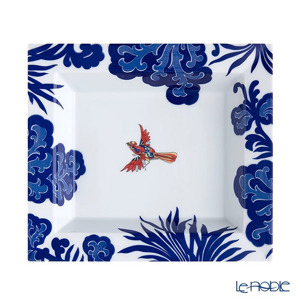 【メーカー取り寄せ商品】マイセン（Meissen）インドの鳥 ディッシュ 18×20cm 79A445／53274