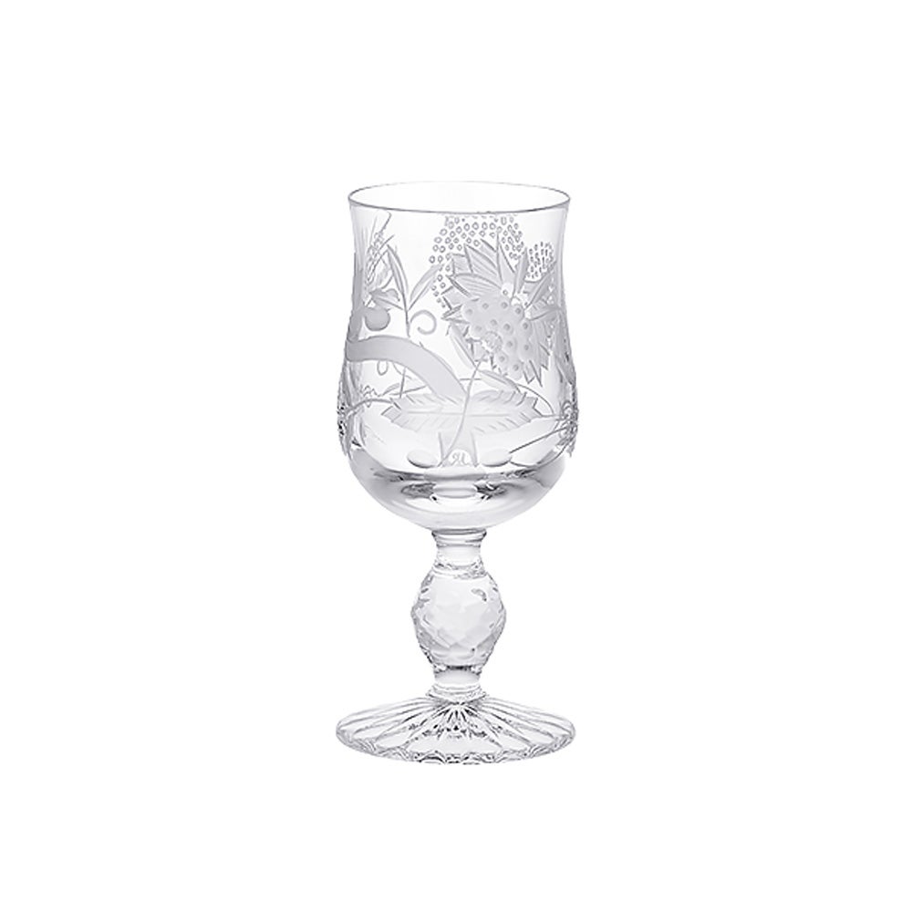 【メーカー取り寄せ商品】マイセン（Meissen） マイセンクリスタル ブルーオニオン リッチ 白ワイン 13.1cm／120ml OAR／1525／2