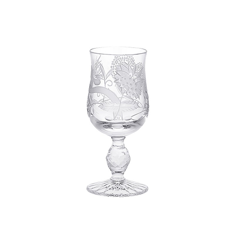 【メーカー取り寄せ商品】マイセン（Meissen） マイセンクリスタル ブルーオニオン リッチ 白ワイン 13.1cm／120ml OAR／1525／2
