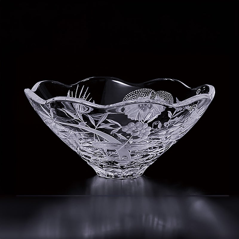 【メーカー取り寄せ商品】マイセン（Meissen） マイセンクリスタル ブルーオニオン ボウル 直径18.5cm OAR／EO314／18