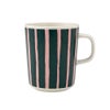 マリメッコ（marimekko） Piccolo ピッコロ／擬音語 マグカップ 250ml ダークグリーン×ピンク 075392-136／26SS