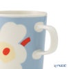 マリメッコ（marimekko） Unikko ウニッコ／けしの花 マグカップ 250ml ホワイト×ベージュ×ライトブルー ペアセット 色違い 075463-168／26SS