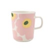 マリメッコ（marimekko） Unikko ウニッコ／けしの花 マグカップ 250ml ホワイト×ピンク×グリーン 075409-132／26SS
