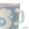 マリメッコ（marimekko） Unikko ウニッコ／けしの花 マグカップ 250ml ホワイト×ライトブルー×オレンジ 075411-153／26SS