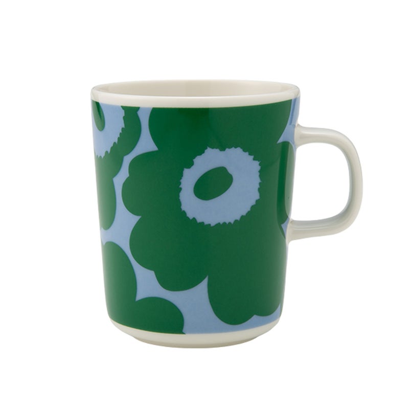 マリメッコ（marimekko） Unikko ウニッコ／けしの花 マグカップ 250ml ブルー×グリーン 075854-165／26SSS