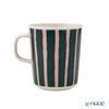 マリメッコ（marimekko） Piccolo ピッコロ／擬音語 マグカップ 250ml ダークグリーン×ピンク ペア 075392-136／26ss