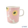 マリメッコ（marimekko） Unikko ウニッコ／けしの花 マグカップ 250ml ピンク×ライトイエロー×グリーン ペア 075409-132／26SS