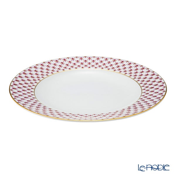 ロシア食器 インペリアル・ポーセリン ブルース（ピンクネット） プレート 27cm New