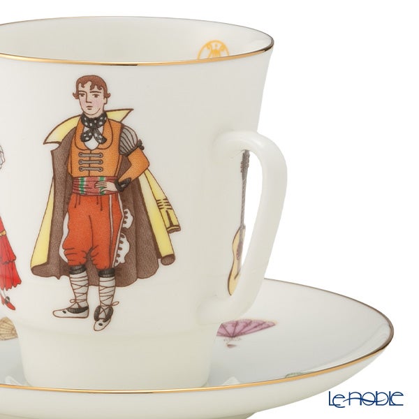 ロシア食器 インペリアル・ポーセリン バレエコレクション 3ピースセット カルメン