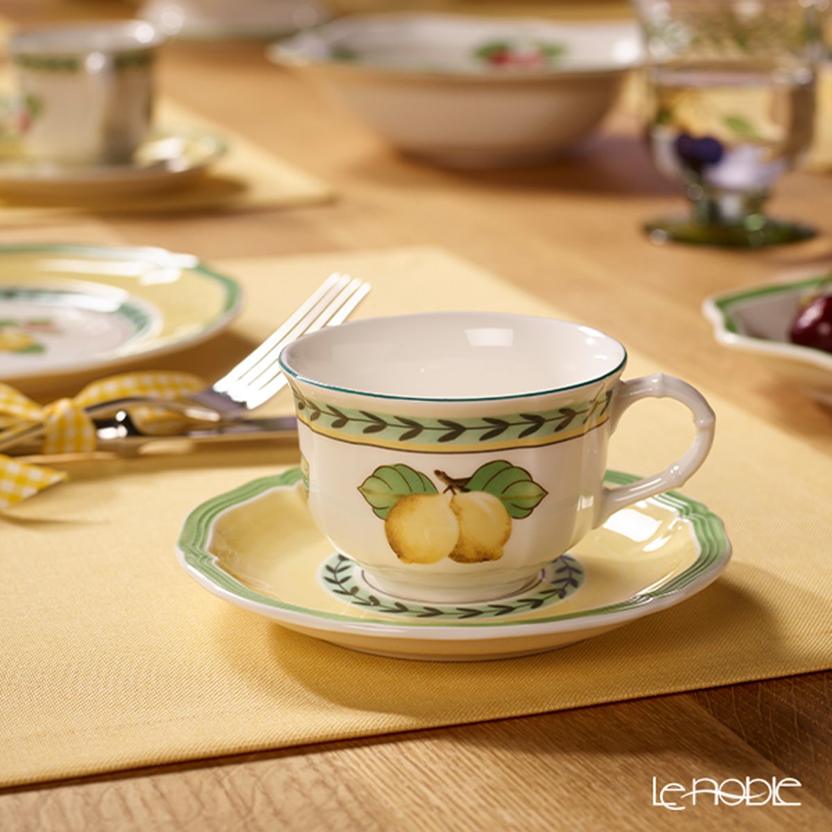ビレロイ＆ボッホ（Villeroy＆Boch） フレンチガーデン ティーカップ＆ソーサー 315501