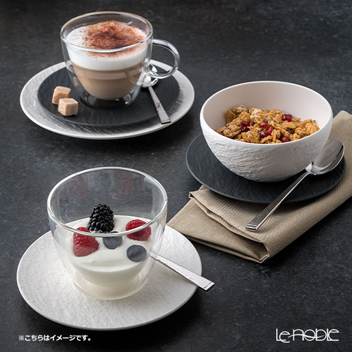 ビレロイ＆ボッホ（Villeroy＆Boch）マニュファクチャー ロックブラン ライスボウル 315519
