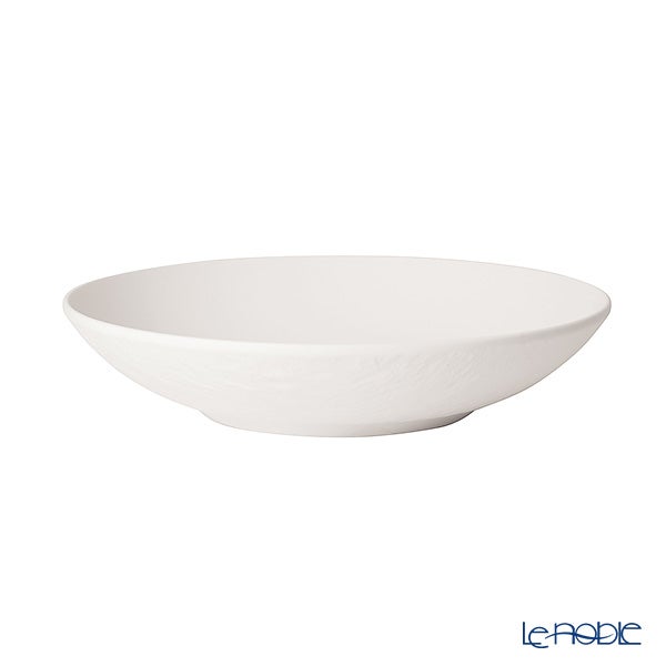 ビレロイ＆ボッホ（Villeroy＆Boch）マニュファクチャー ロックブラン ディープクーププレート 24cm 315521