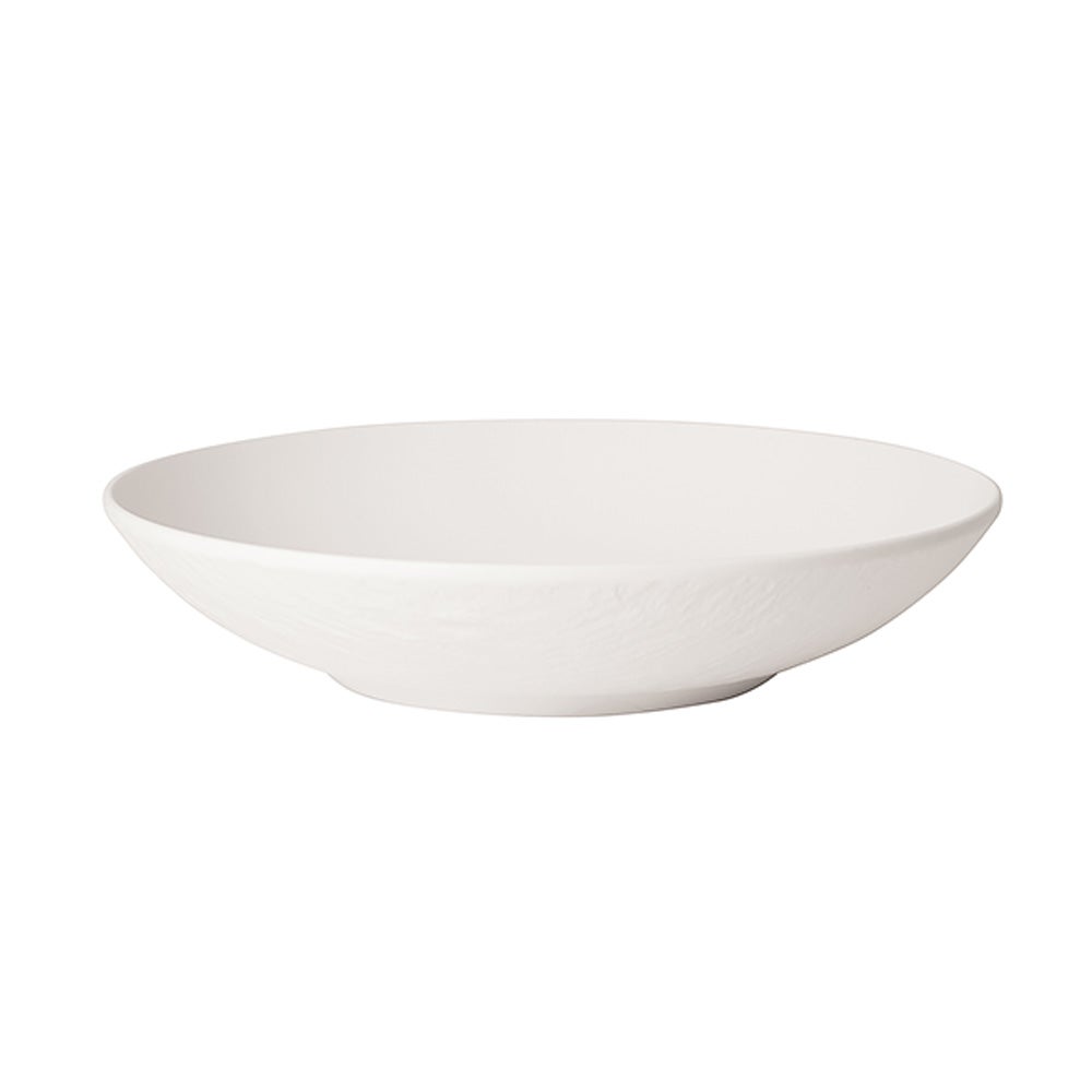ビレロイ＆ボッホ（Villeroy＆Boch）マニュファクチャー ロックブラン ディープクーププレート 24cm 315521