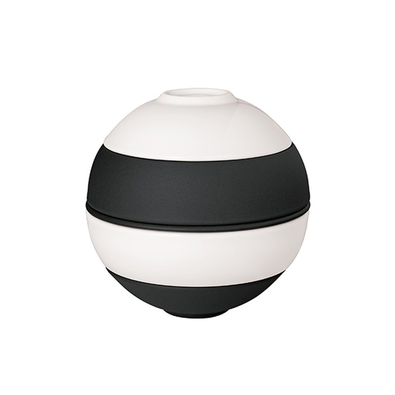 ビレロイ＆ボッホ（Villeroy＆Boch） ラプティボウル ブラック＆ホワイト 14cm 315584