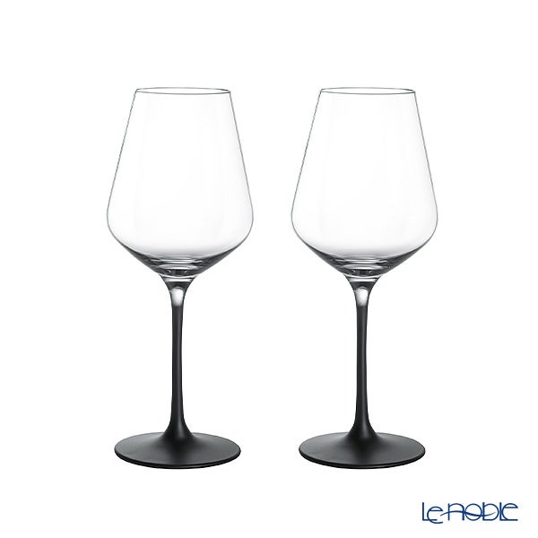 ビレロイ＆ボッホ（Villeroy＆Boch）マニュファクチャー ロック 白ワイングラス 380ml 22.5cm ペア 315803