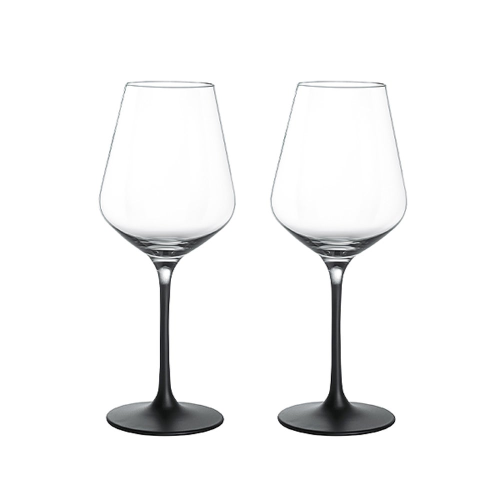 ビレロイ＆ボッホ（Villeroy＆Boch）マニュファクチャー ロック 白ワイングラス 380ml 22.5cm ペア 315803