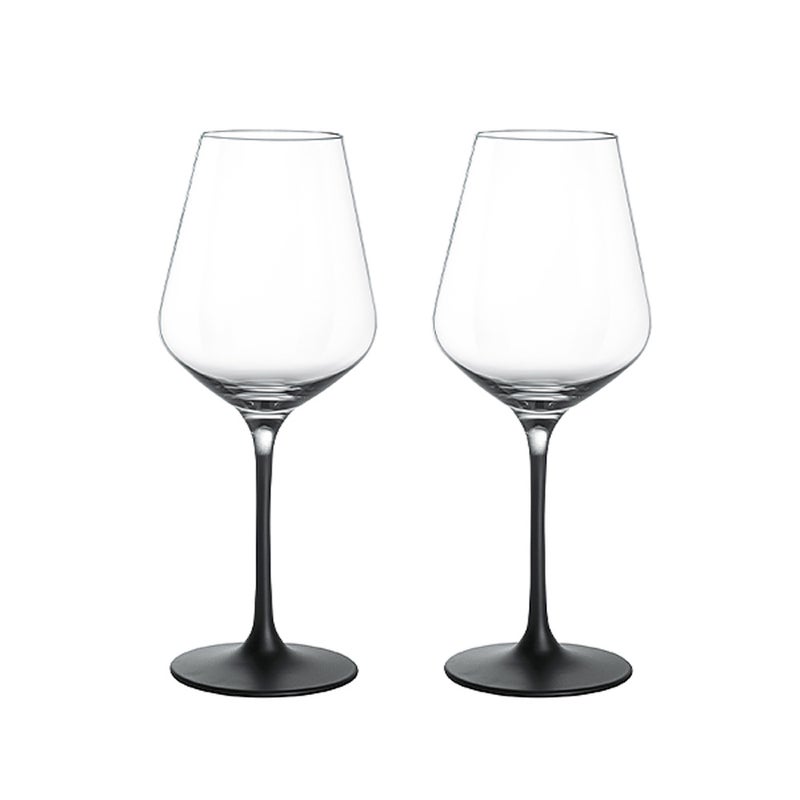 ビレロイ＆ボッホ（Villeroy＆Boch）マニュファクチャー ロック 白ワイングラス 380ml 22.5cm ペア 315803