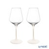 ビレロイ＆ボッホ（Villeroy＆Boch）マニュファクチャー ロックブラン 白ワイングラス 22.5cm 380ml ペア 315808