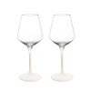 ビレロイ＆ボッホ（Villeroy＆Boch）マニュファクチャー ロックブラン 白ワイングラス 22.5cm 380ml ペア 315808