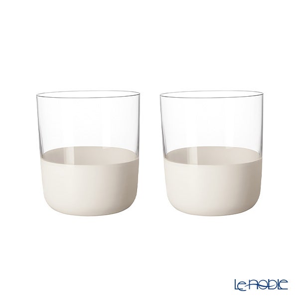 ビレロイ＆ボッホ（Villeroy＆Boch）マニュファクチャー ロックブラン タンブラー 9.5cm ペア 315810