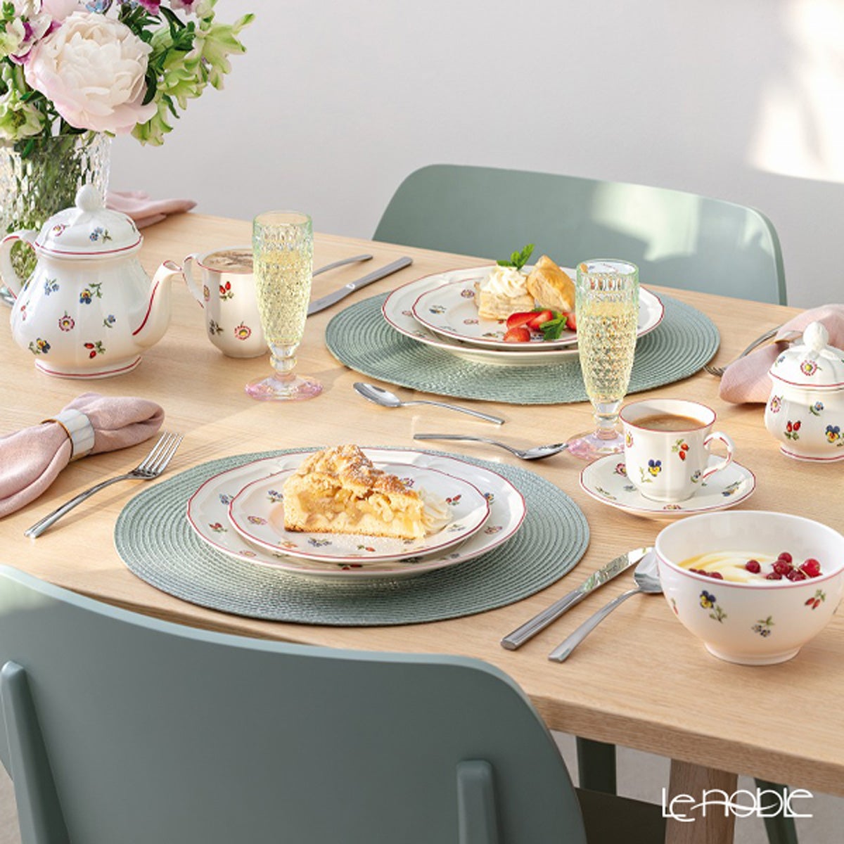 ビレロイ＆ボッホ（Villeroy＆Boch） プティフルール コーヒーカップ＆ソーサー 315605