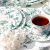 ロシア食器 インペリアル・ポーセリン モンプレジール グリーン ティーカップ＆ソーサー 250ml