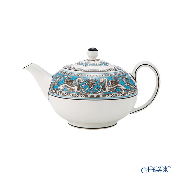 ウェッジウッド（Wedgwood） フロレンティーン ターコイズ スモールティーポット 460ml