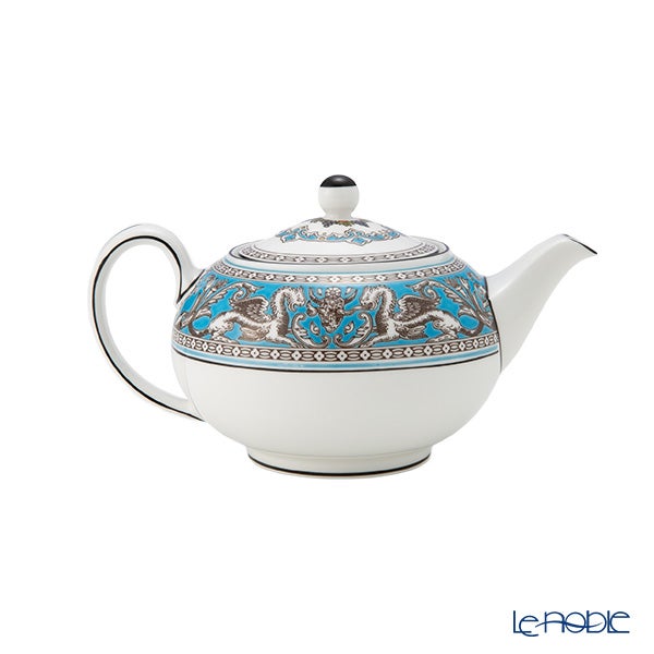 ウェッジウッド（Wedgwood） フロレンティーン ターコイズ スモールティーポット 460ml