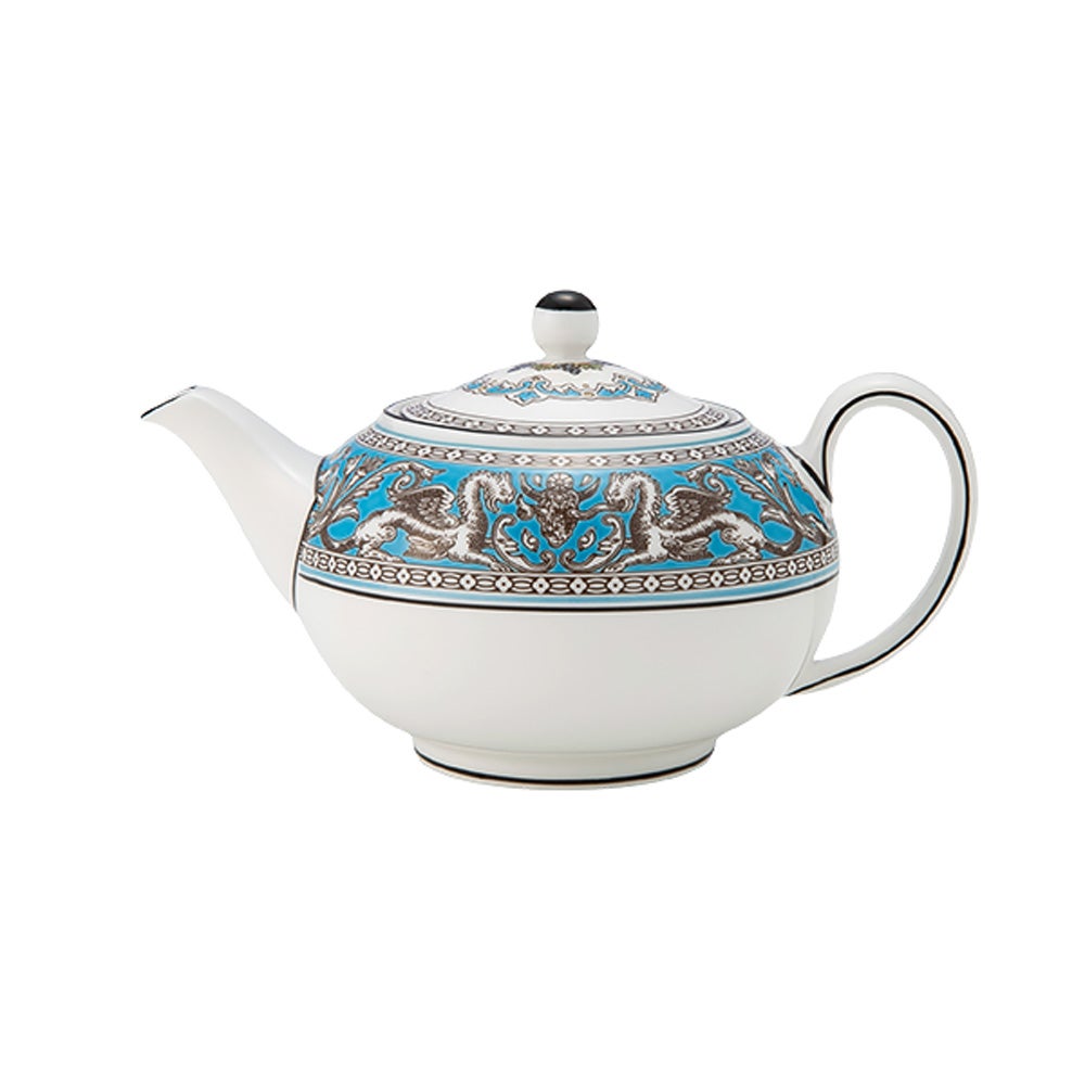 ウェッジウッド（Wedgwood） フロレンティーン ターコイズ スモールティーポット 460ml