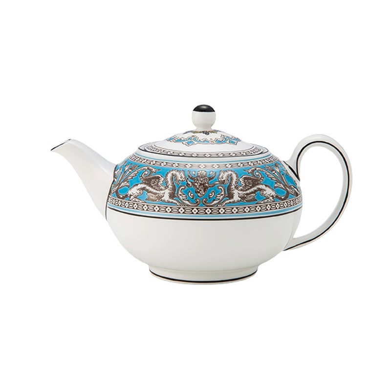 ウェッジウッド（Wedgwood） フロレンティーン ターコイズ スモールティーポット 460ml