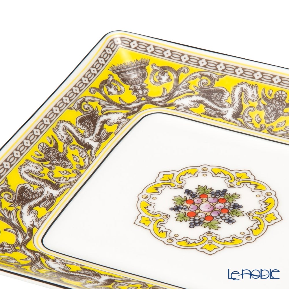 ウェッジウッド（Wedgwood） フロレンティーン シトロン スクエアトレイ 14.5cm