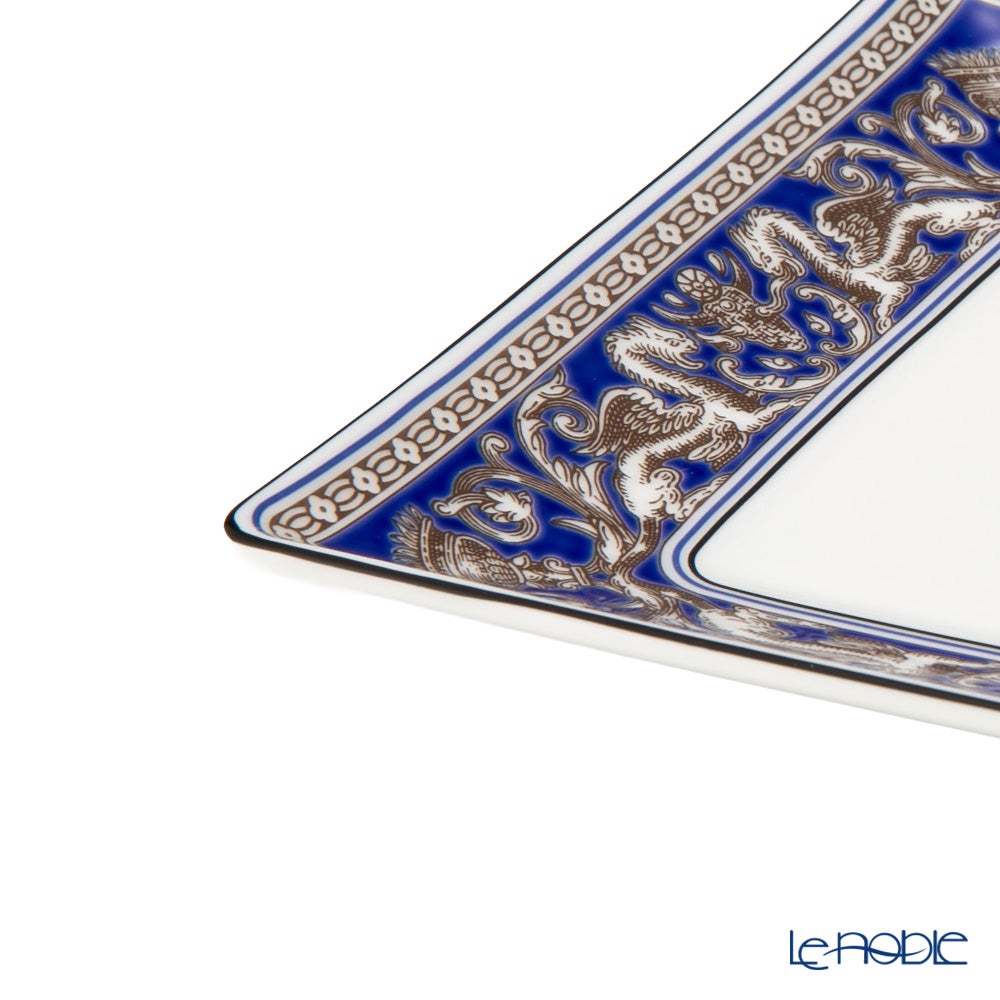 ウェッジウッド（Wedgwood） フロレンティーン マリン スクエアトレイ 14.5cm