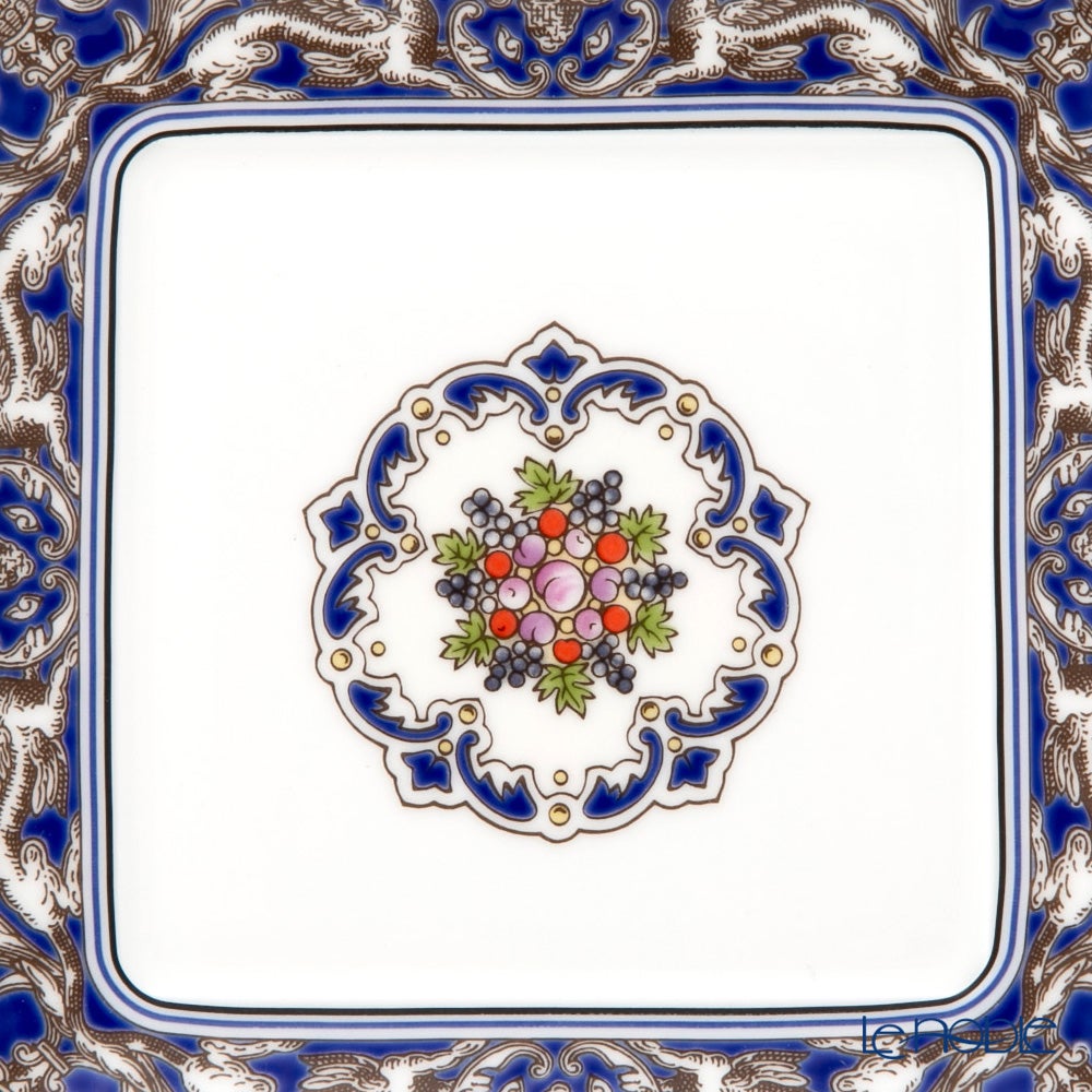 ウェッジウッド（Wedgwood） フロレンティーン マリン スクエアトレイ 14.5cm