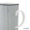 ウェッジウッド（Wedgwood） ジオブルー マグカップ 350ml ピンストライプ ホワイト