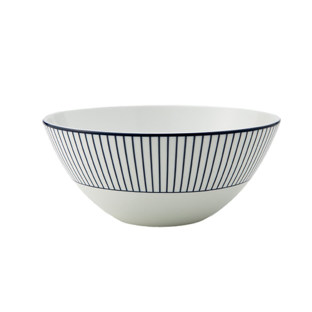 ウェッジウッド（Wedgwood） ジオブルー ボウル 16cm ピンストライプ ホワイト