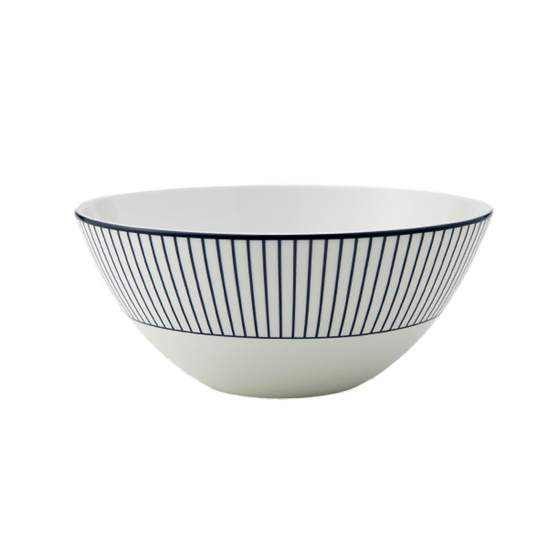 ウェッジウッド（Wedgwood） ジオブルー ボウル 16cm ピンストライプ ホワイト