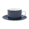 ウェッジウッド（Wedgwood） ジオブルー ティーカップ＆ソーサー 250ml ピンストライプ ブルー