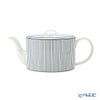 ウェッジウッド（Wedgwood） ジオブルー ティーポット 1000ml ピンストライプ