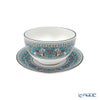 ウェッジウッド（Wedgwood） フロレンティーン ターコイズ ジャパニーズティー 2点セット ティーボウル＆プチトレイ