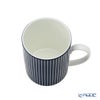 ウェッジウッド（Wedgwood） ジオブルー マグカップ 350ml ペア 柄違い ピンストライプ ブルー＆ホワイト