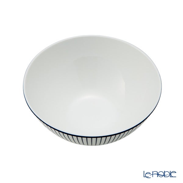 ウェッジウッド（Wedgwood） ジオブルー ボウル 16cm ペア 柄違い ピンストライプ ブルー＆ホワイト
