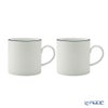 ウェッジウッド（Wedgwood） ジオブルー マグカップ 300ml ライン ペア