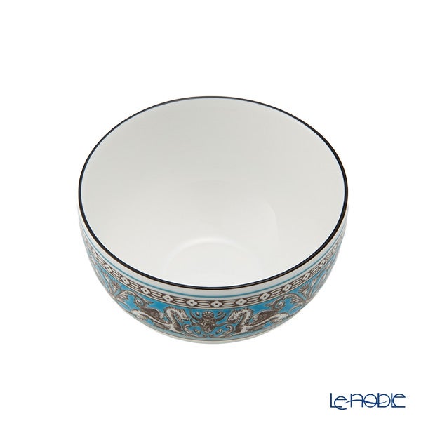 ウェッジウッド（Wedgwood） フロレンティーン ターコイズ ジャパニーズティー 3点セット ティーボウル＆プチトレイ＆スモールティーポット