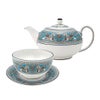 ウェッジウッド（Wedgwood） フロレンティーン ターコイズ ジャパニーズティー 3点セット ティーボウル＆プチトレイ＆スモールティーポット