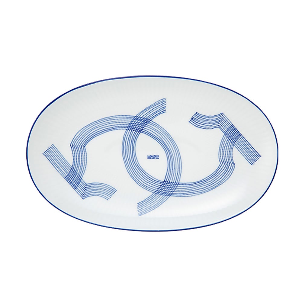 ロイヤルコペンハーゲン（Royal Copenhagen） モチーフ オーバルディッシュ 23cm 1075816